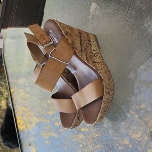 Brown Wedge Heel - New with tags never been worn wedge heel